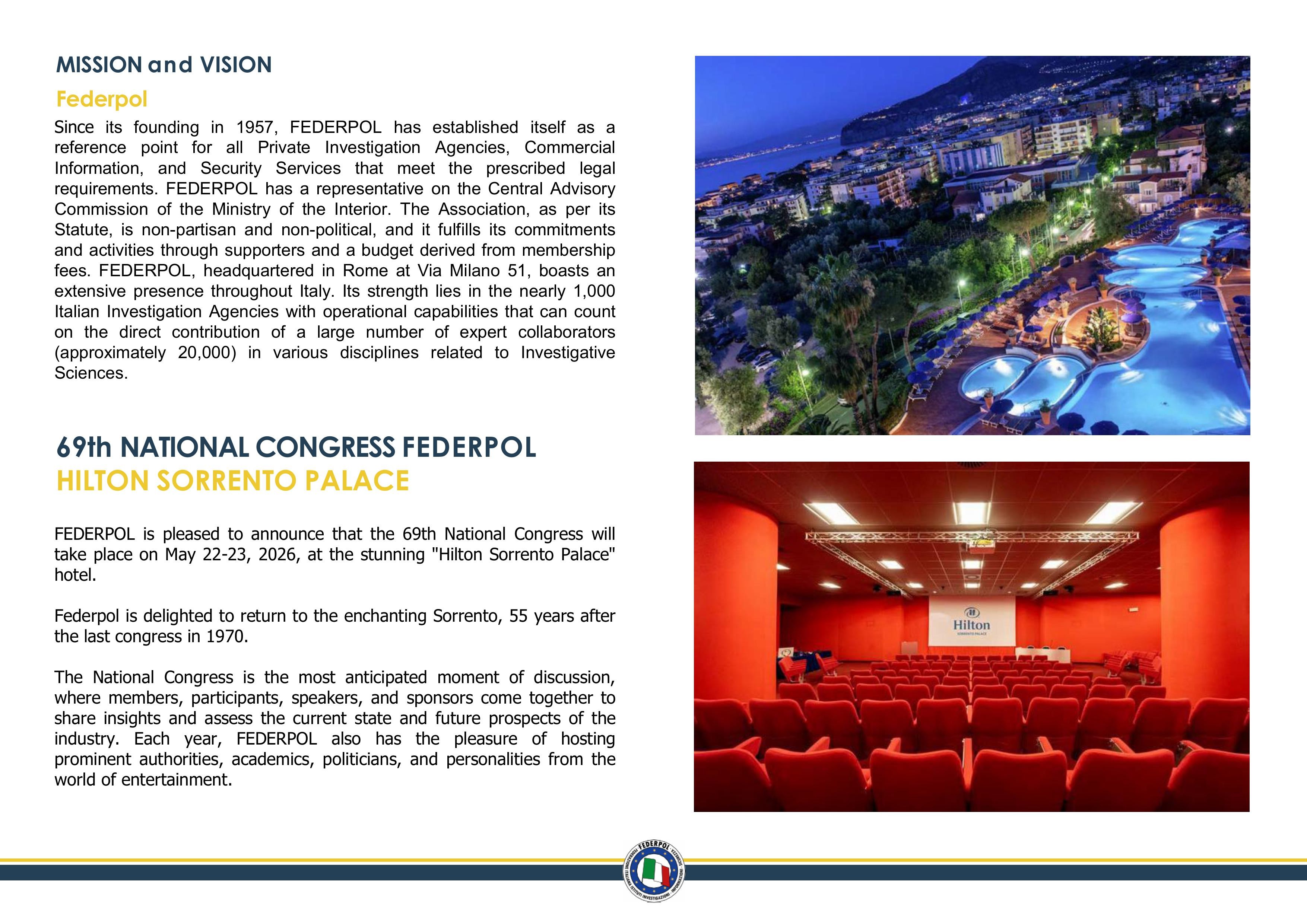 Mediakit & Presentazione_69&deg; Congresso Nazionale Federpol_Low English images 1